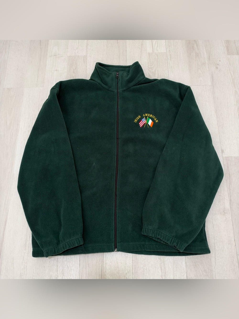 Rocky Mountain Vintage 90’s Green  Sportswear Irish American Fleece Jacket XL